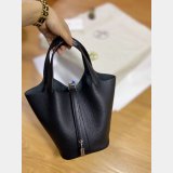 Buy Hermes High Quality bag Handbags Picotin Black Bag