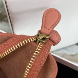 Duplicate Celine Pink Nano Luggage bag in drummed calfskin