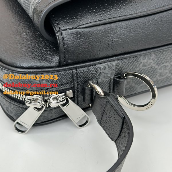 Men Gucci Luxurys 795464 Small GG Crossbody 795464 Black Bag