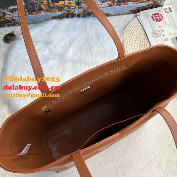 Luxury 1:1 Mirror Dolce & Gabbana Shopping DG Logo Tote 6650 Store Bag