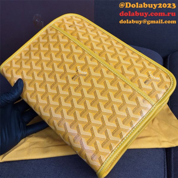 Copy Goyard Multi-Color Cosmetic toiletry bag