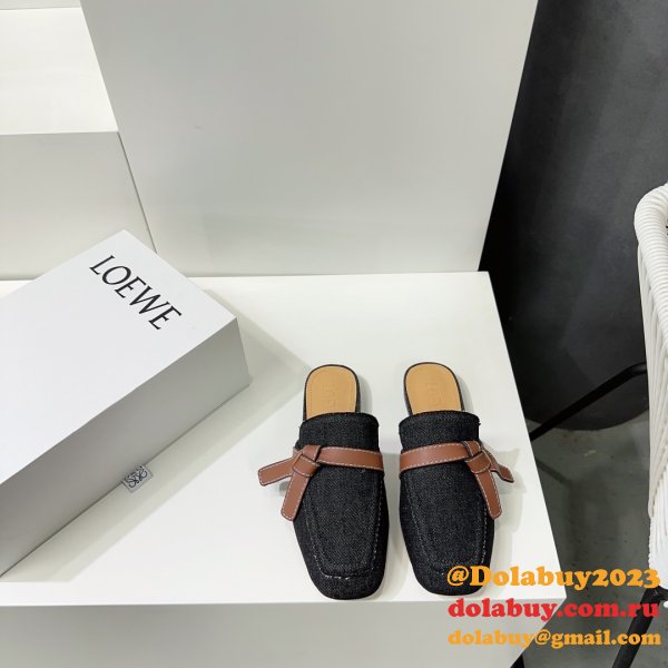 Loewe Cheap Gate Mule Slippers High Quality Shoes