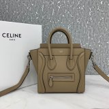 Celine High Quality bag Earth yellow Luggage Nano Shopper 2way Hand Shoulder Bag