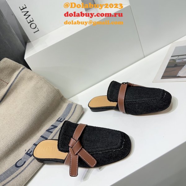 Loewe Cheap Gate Mule Slippers High Quality Shoes