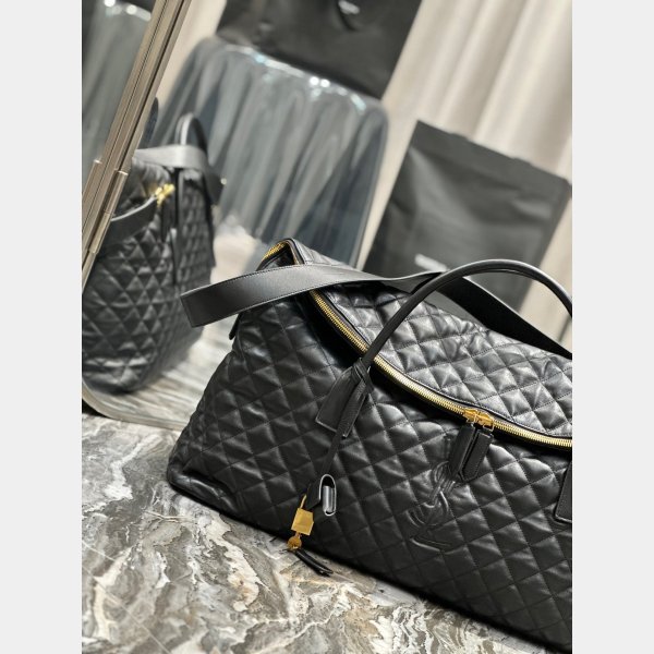 Ysl 7 Star Es Giant Travel 736009 Black Quited AAA+ Bag