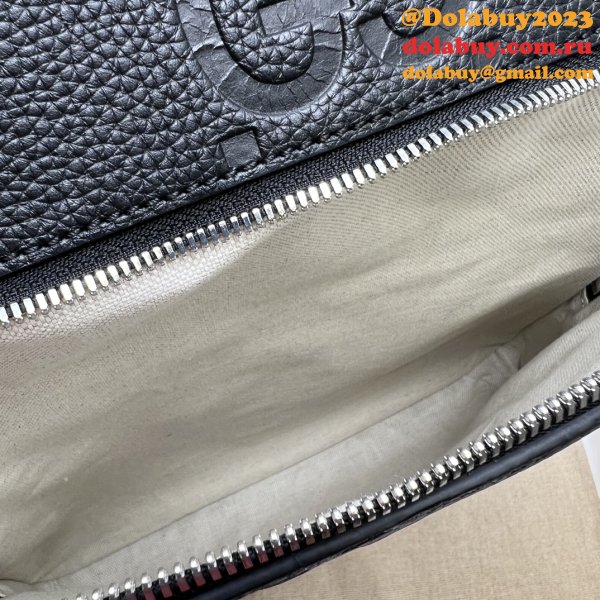 Gucci Black Inspired 766932 Jumbo GG Backpack Fake Best