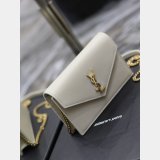 YSL Top Quality 19cm Saint Laurent WOC Monogram Chain 393953 Bag