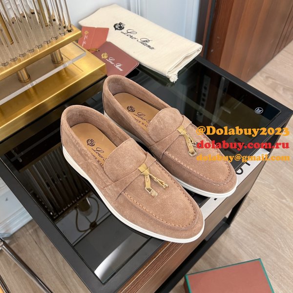 First Copy Loro Piana Fashion 2023 Retro Casual Shoes