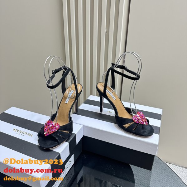 Wholesale Top Quality Aquazzura Heels 8.5cm Sandals Perfect Shoes