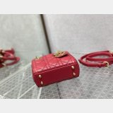 Luxury Fashion Dior Micro Lady 1:1 Mirror 12CM Bag