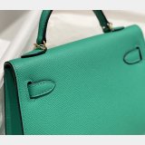 High Quality bag Hermes Vert Jade Green Kelly Online Store Bag