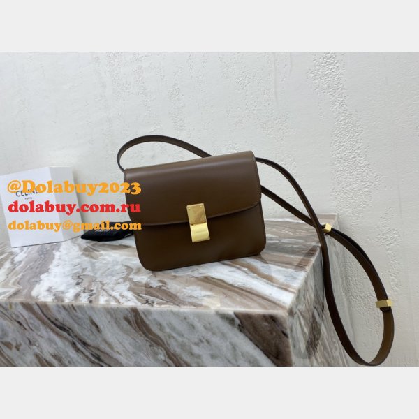 Replica Celine Designer Teen Classic Box Brown Bag