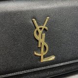 YSL Wholesale 364021 Original Caviar Leather Shoulder Fake Bag