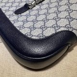 Gucci Fashion Jackie 1961 small shoulder bag ‎678843 Beige and blue