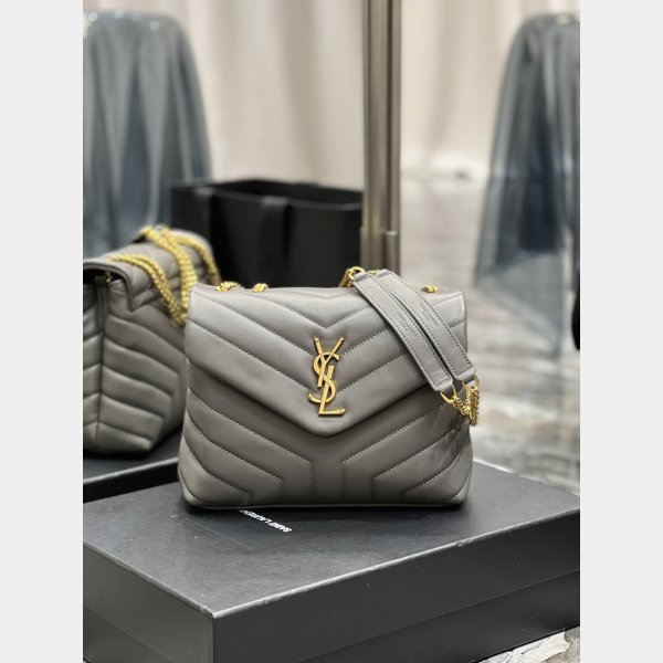 Perfect Perfect YSL LOULOU 494699 SHOULDER BAG 25CM