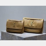 Best 28/22cm 7 Star Saint Laurent Niki 633158/633151 Khaki Bags