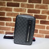 Best AAA+ Gucci Messengers GG Black belt Purses 478325 GG Supreme