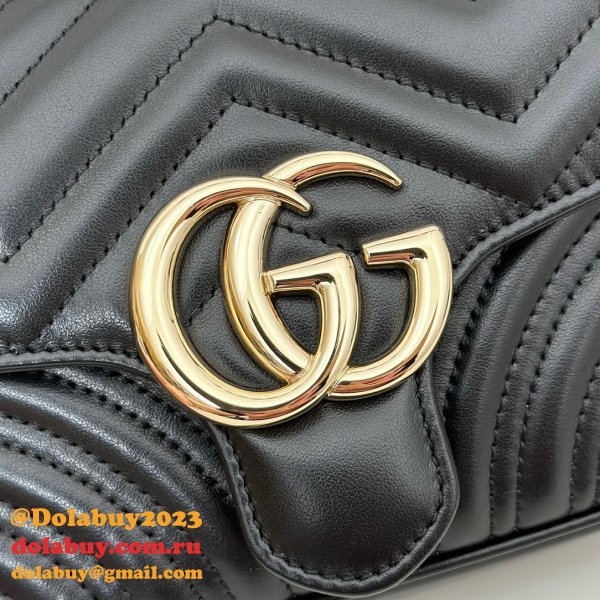 Cheap GG Marmont Gucci 811238 Top Handle Knockoff Bag