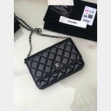 Knockoff CC WOC CHAIN BAG LAMBSKIN 19CM