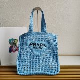 Top Quality PRADA Raffia tote bag Luxury