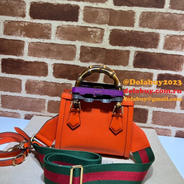 Gucci designer Knockoff 702732 Diana mini tote bag leather