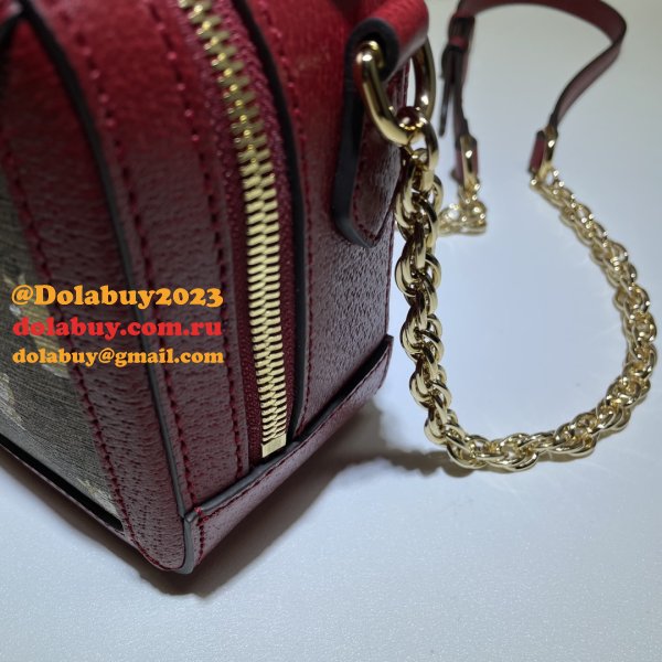 Luxury 1:1 Mirror Gucci 655596 Doraemon X Red Bag