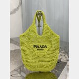 Perfect prada raffia woven tote bag large 1BG424