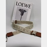 Luxury Loewe Anagram double-sided embroidered shoulder strap