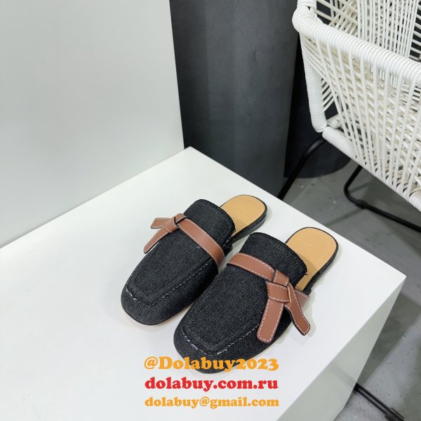 Loewe Cheap Gate Mule Slippers High Quality Shoes