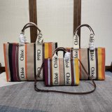 Cheap Chloe Woody Rainbow Designer Bag