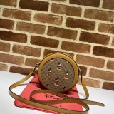 Best Beige Disney x Gucci round shoulder 603938 Copy bag