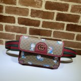 Beige Doraemon x Gucci Replcia small belt 647817 bag Fake