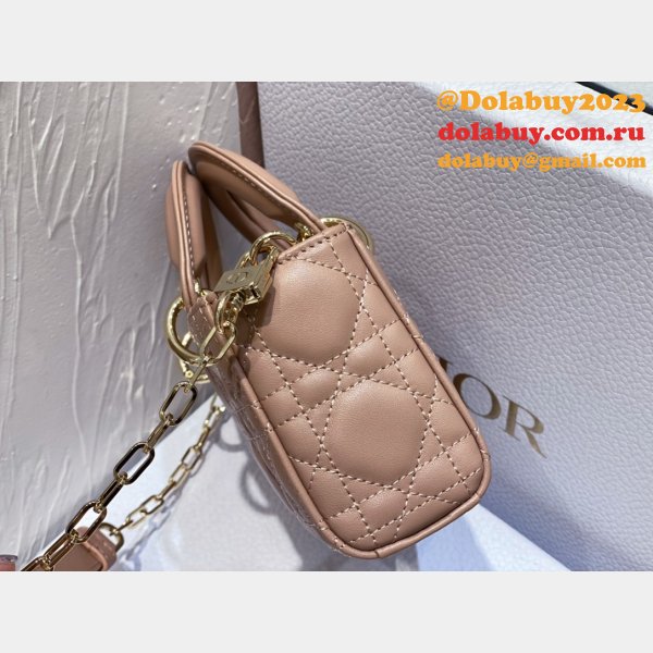 Designer Cheap Dior D-joy 16CM Pink Bags For Sale