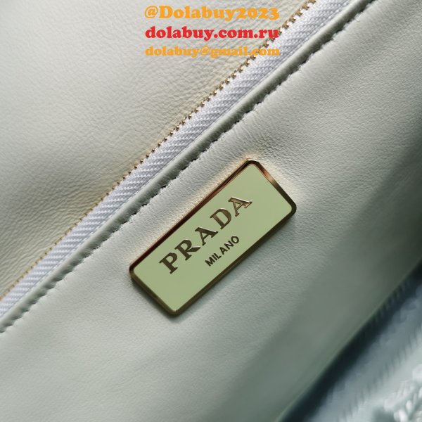 Wholesale Prada Knockoff System nappa leather patchwork bag online