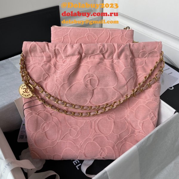 Buy Fake High-Quality Camellia 22 CC Bag AS3260 35cm