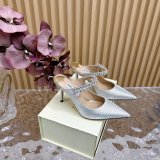 High Quality Jimmy Choo High Heel Mules 6.5/8.5/10CM AAA+