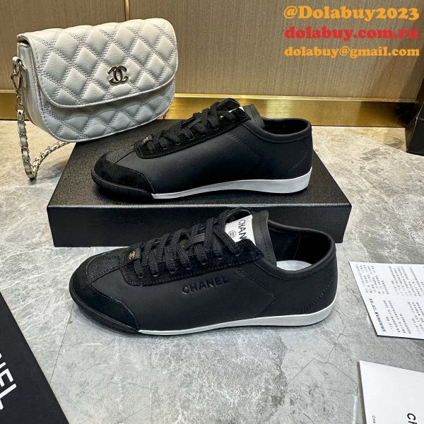 Copy chane Calf leather & calf suede sneaker 2024