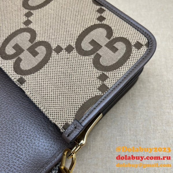 Gucci High Quality Inspired Jumbo GG Canvas Shoulder 699438 Bag