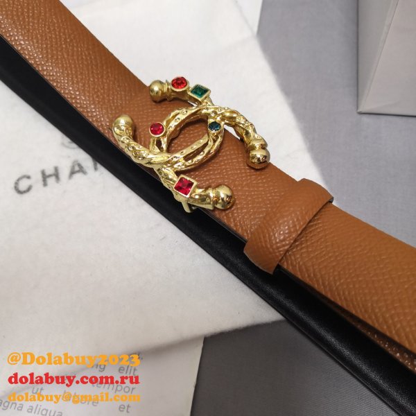 7 Star Fake CC Double C Belt Width 2.5cm 1101