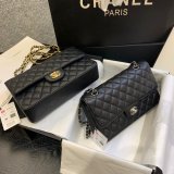 New CC 2021 Duplicate Quilted Caviar Leather Caviar CF1112 25CM Bags