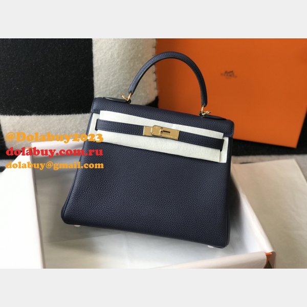 High Quality Customize Hermes Kelly 25MM/28MM TOGO LEATHER For Sale Inspired