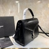 High Quality Perfect YSL 578000 Cassandra Top Handle Black Bags