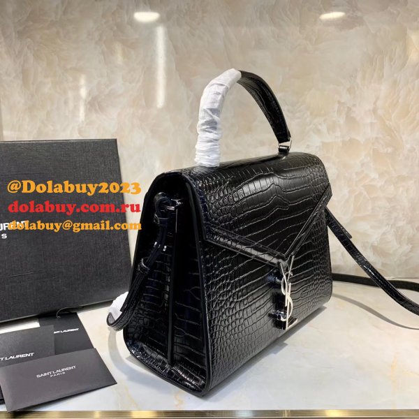 High Quality Perfect YSL 578000 Cassandra Top Handle Black Bags