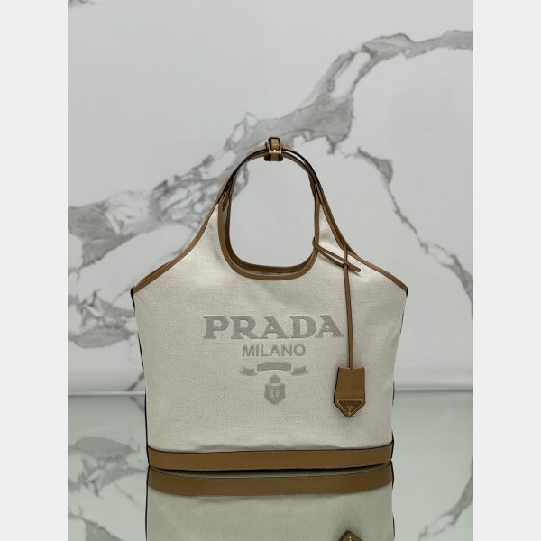 UK Prada Milano canvas handbag 1BG472