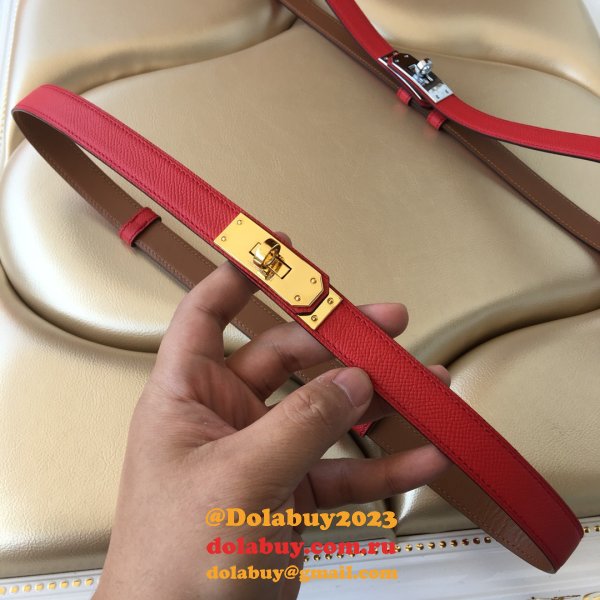 Inspired hottest selling hermes kelly thin belt 17mm