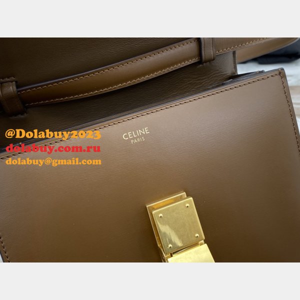 Replica Celine Designer Teen Classic Box Brown Bag