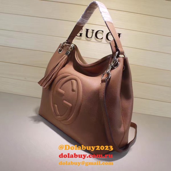 Fashion Gucci Luxury Shoulder Soho Leather Hobo 408825 Bag