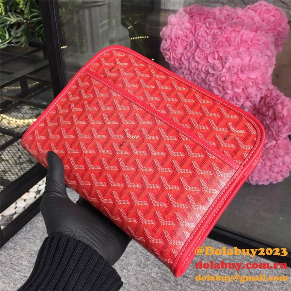 Copy Goyard Multi-Color Cosmetic toiletry bag