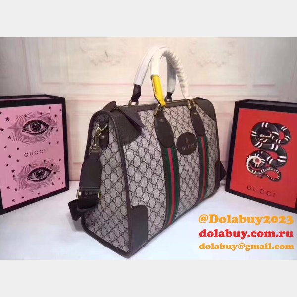 Gucci Best High Quality Travel 459311 Brown Fakes bag