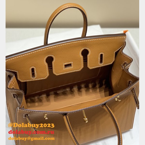 Cheap hermes birkin 25/30CM Top Quality EPSOM bag